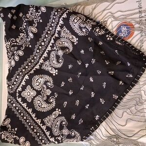 Black  fringe Bandana